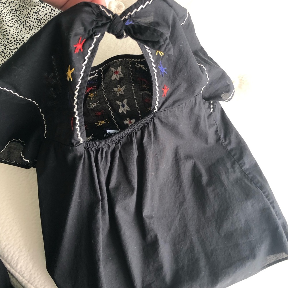Fun, embroidered shirt.